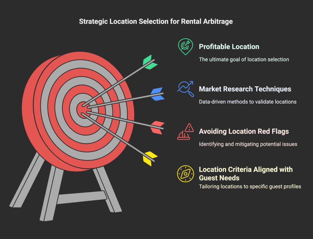 a red target with arrows in center
