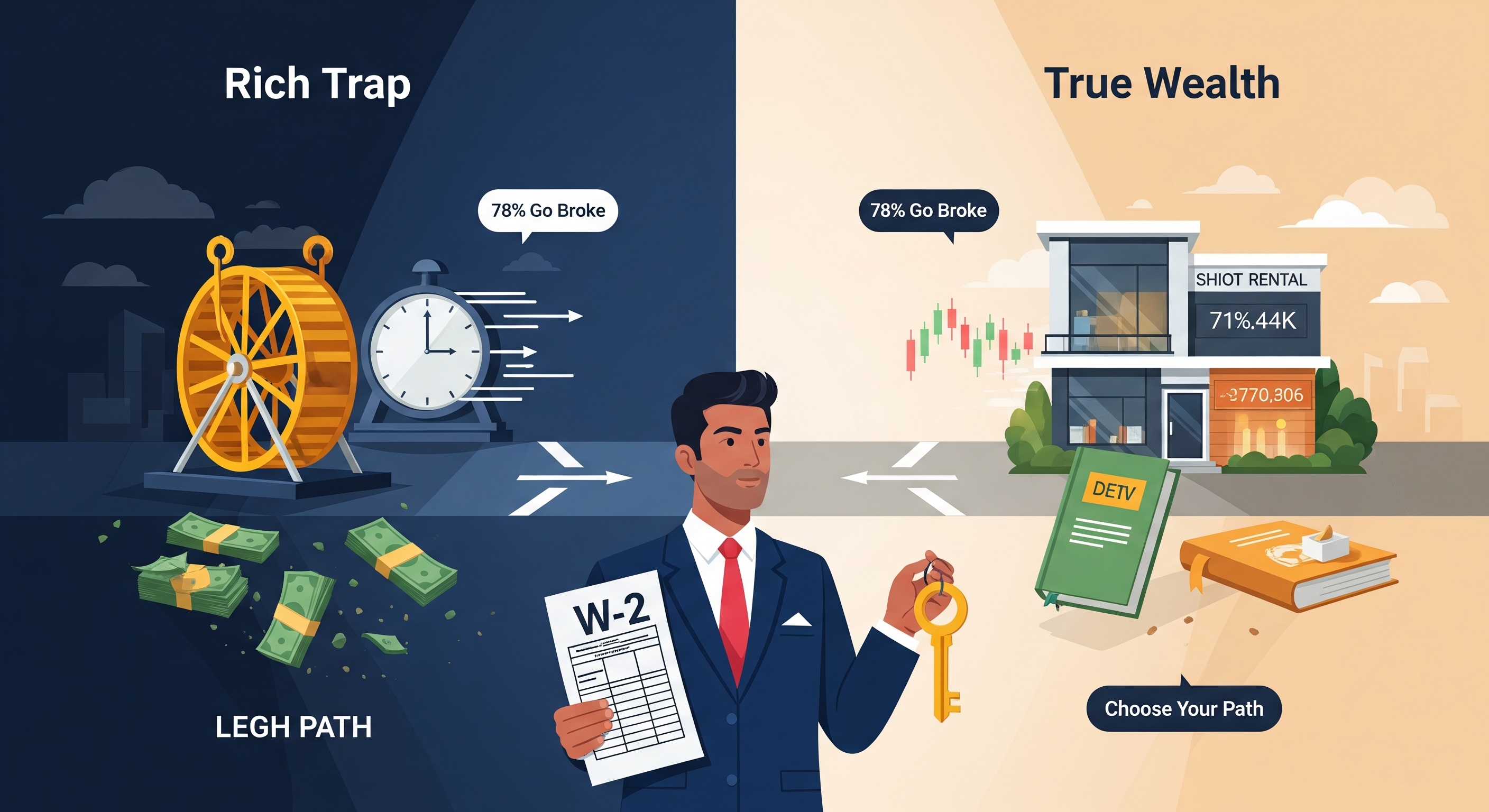 The $512K Deception: Why "Rich" People Never Build Wealth