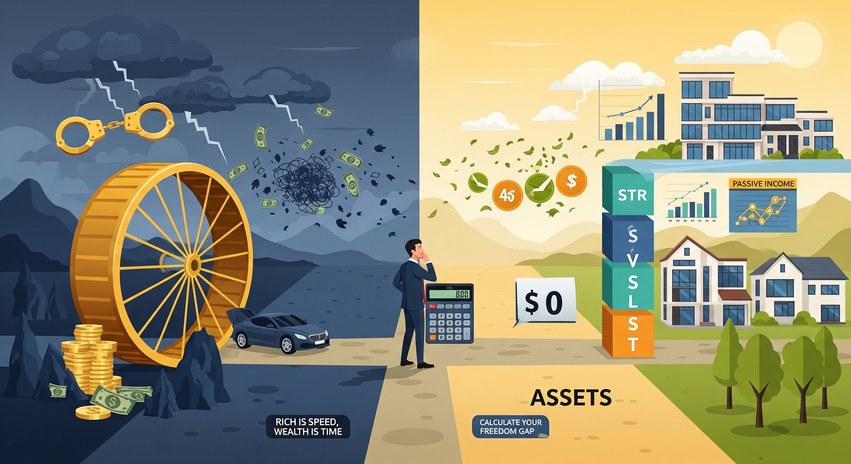 The Millionaire Lie: Why 78% of "Rich" People Die Broke (And How STRs Expose the Wealth Illusion)
